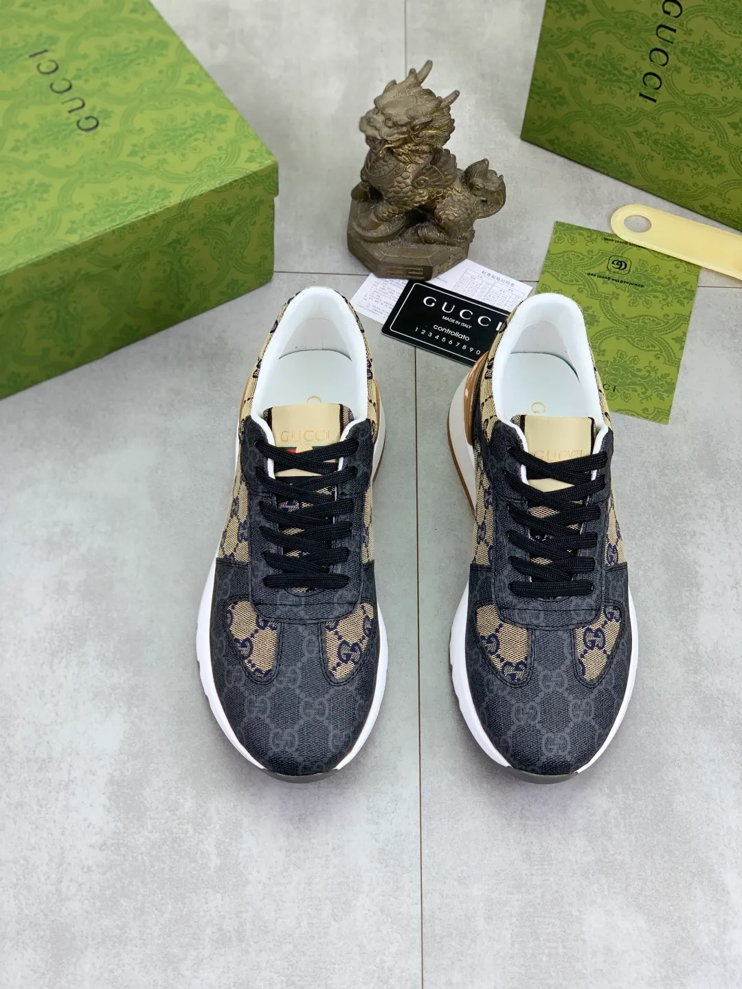 Men's shoes 💰P440💰[New model]🆘 The latest model from Gucci GUCCI official website🎁Classic casual and fashionable men's shoes👟Best model💥The version is simple and elegant, exclusive for trendy men. Unique official website latest brand elements👑Gucci original decoration, fashionable and generous, original soft calfskin fabric➕Comfortable soft first-layer pigskin lining ✅The official website specifies the wear-resistant casual outsole, the classic model is taken in real life🎬Color: 3️⃣colors available😍Number: 38-44